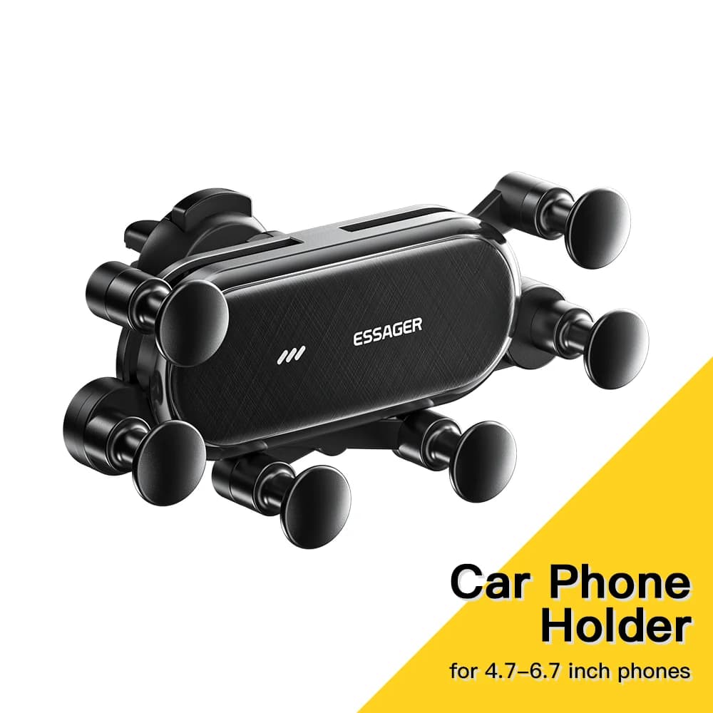 Suporte Automotivo de Celular para Saída de Ar com Gravidade