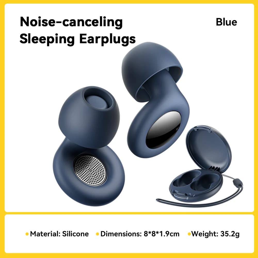Protetores Auriculares de Silicone Macio para Dormir e Cancelamento de Ruído