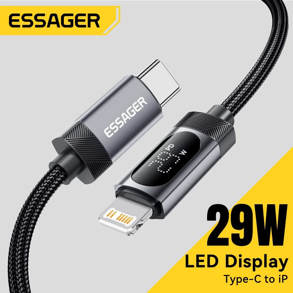 Cabo Digital Display USB-C para Lightning, 29W PD
