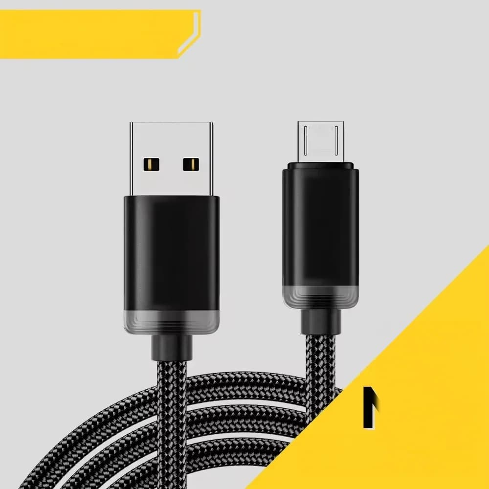 Cabo de Dados e Carga Rápida Micro USB 2A 3m