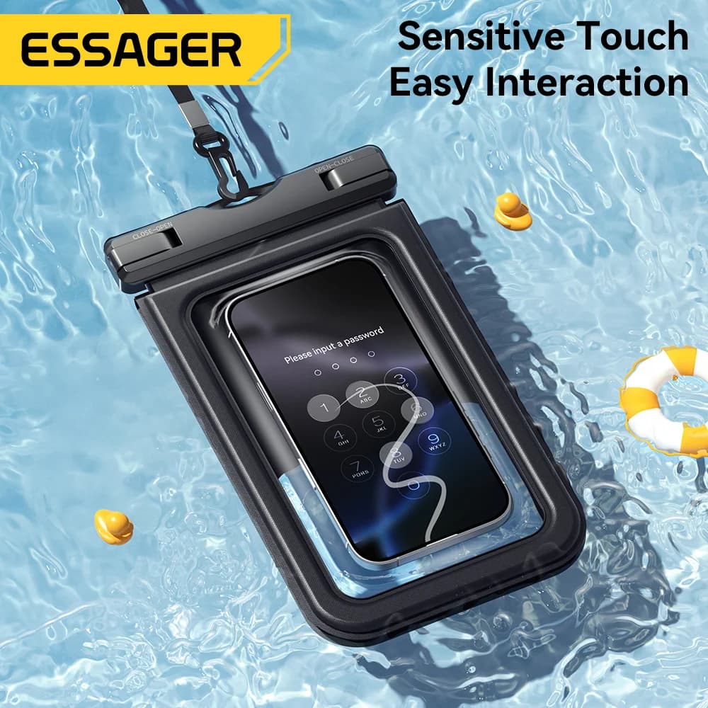 Bolsa Impermeável para Celular IPX8 com Dois Bolsos