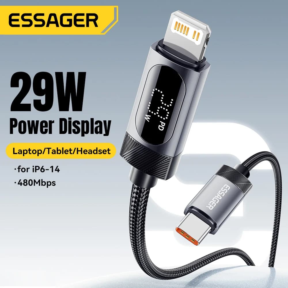 Cabo Digital Display USB-C para Lightning, 29W PD