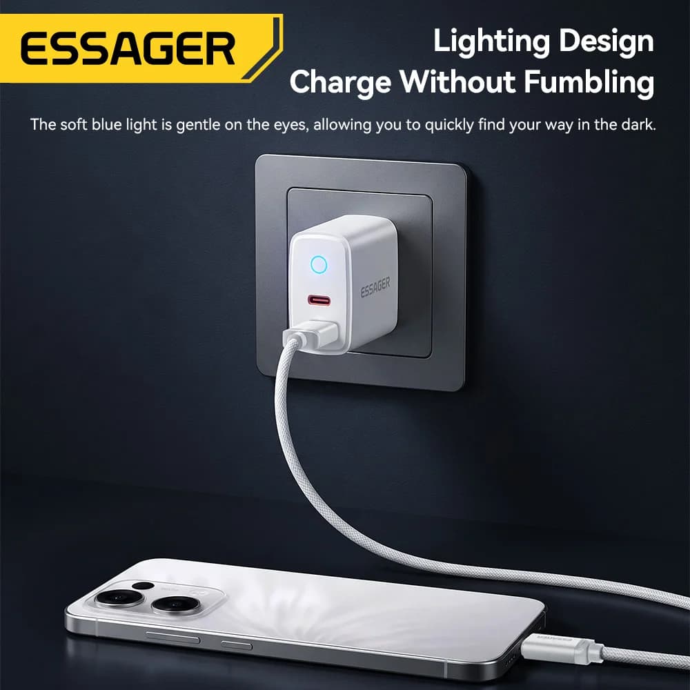 Carregador Rápido USB-C PD 20W